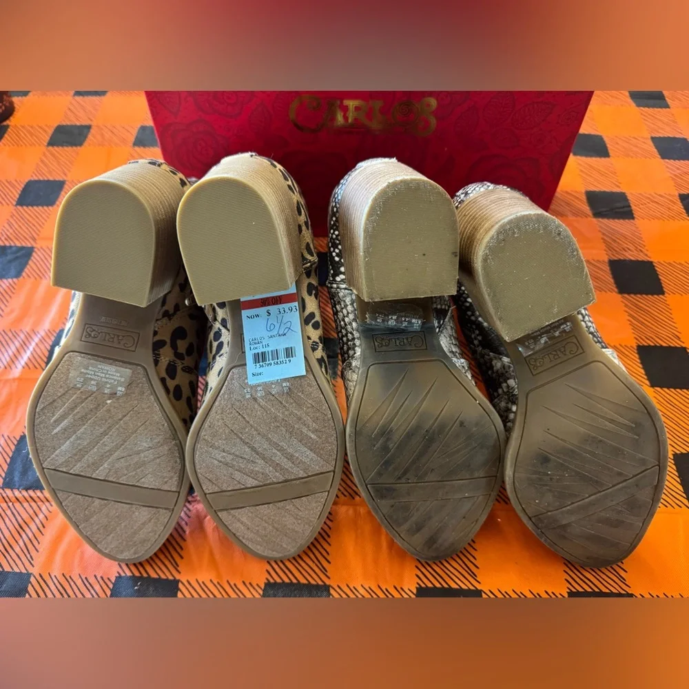 Carlos Santana Ankle Boots, size 6 and 6.5, one box_7